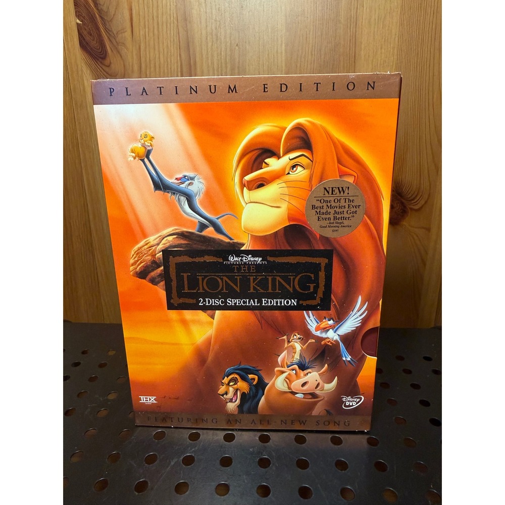 Disney The Lion King DVD Platinum Edition 2-Disc Special Edition 2003 new/sealed